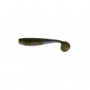 King Shad 10,0cm wassermelone/silberperl mit schwarzen Glitter