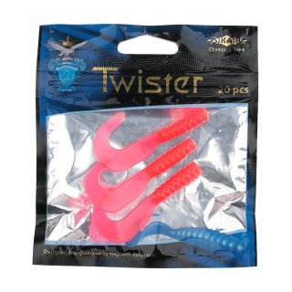 5 Stck Meerestwister 7,5cm  rot
