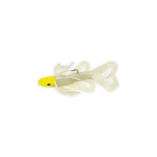 Big Eye Jigkopf mit Doppeltwister und Tentakeln 16cm lang