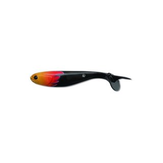 Black Cat Mullet Shad flamed/black 2 Stck