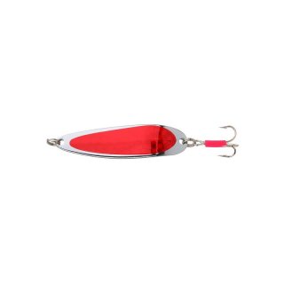 Blinker Simon 21g blank mit roter Reflexfolie