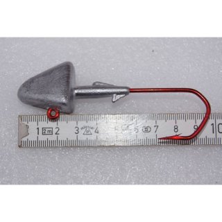 Fischkopf Jig - mit Original VMC Haken 8/0 - verschiedene Gewichte 