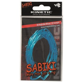 Kinetic Hornhecht Fden 10 Schlaufen blau