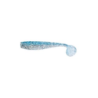 King Shad 10,0cm Skyblue/klar mit silber Glitter