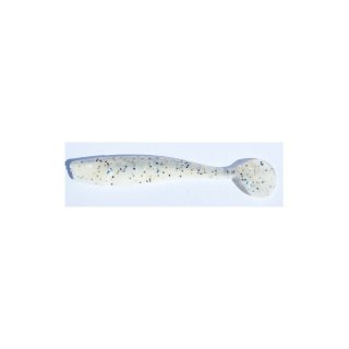 King Shad 10,0cm blauperl/wei mit Glitter