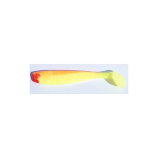 King Shad 10,0cm leuchtorange/silk mit Glitter