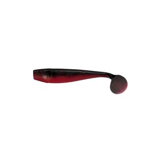 King Shad 10,0cm schwarz/smog-rot