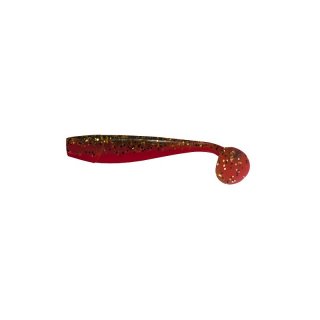 King Shad 12,5cm klar/bubblegum mit silber Glitter 