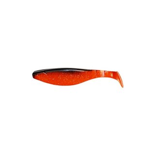 Kopyto 15,0cm schwarz/orange mit silber Glitter