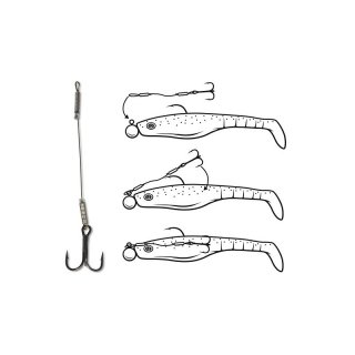 Quantum Second Chance Stinger Rig 3 Stck 7cm