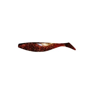 Relax Shad 22,5cm motoroil mit gold Glitter