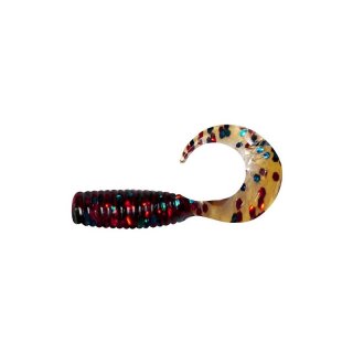 Relax Twister 6cm rotbeer mit multi Glitter