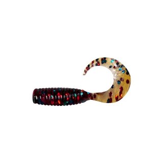 Relax Twister 8cm rotbeer mit bunten Glitter