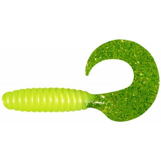 Relax Twister 9cm silk kristall-grn mit Glitter