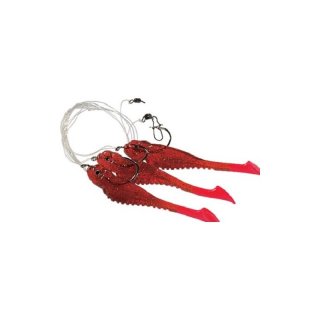 top fngige Dorschpaternoster Gummifischsystem, Mehrfarbig 10cm